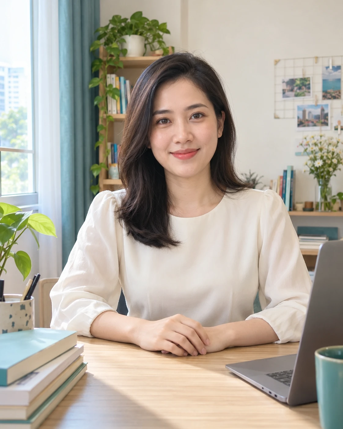 Chị cố vấn ngoại ngữ đồng hành định hướng học online
